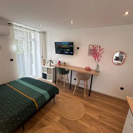 Le Salsa Avec Terrasse, Parking Et Clim Apartment *
